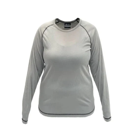 Domex Thermalayer Long Sleeve Top - Grey Unisex Thermal Base Layer - Image 2