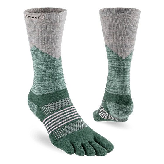 Injinji TRAIL Womens Specific Midweight Crew Running Socks - Image 2