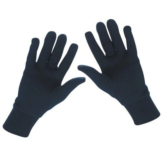 Sherpa Polypropylene Gloves Black - Lightweight Glove Liners for Men & Women